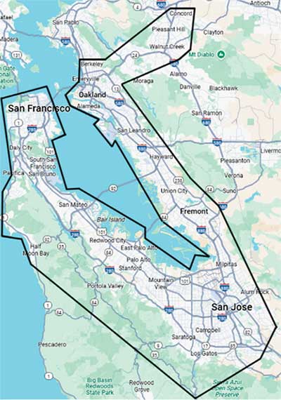 bay area map alphacare