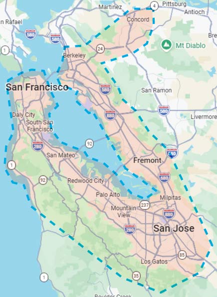 bay area map alphacare