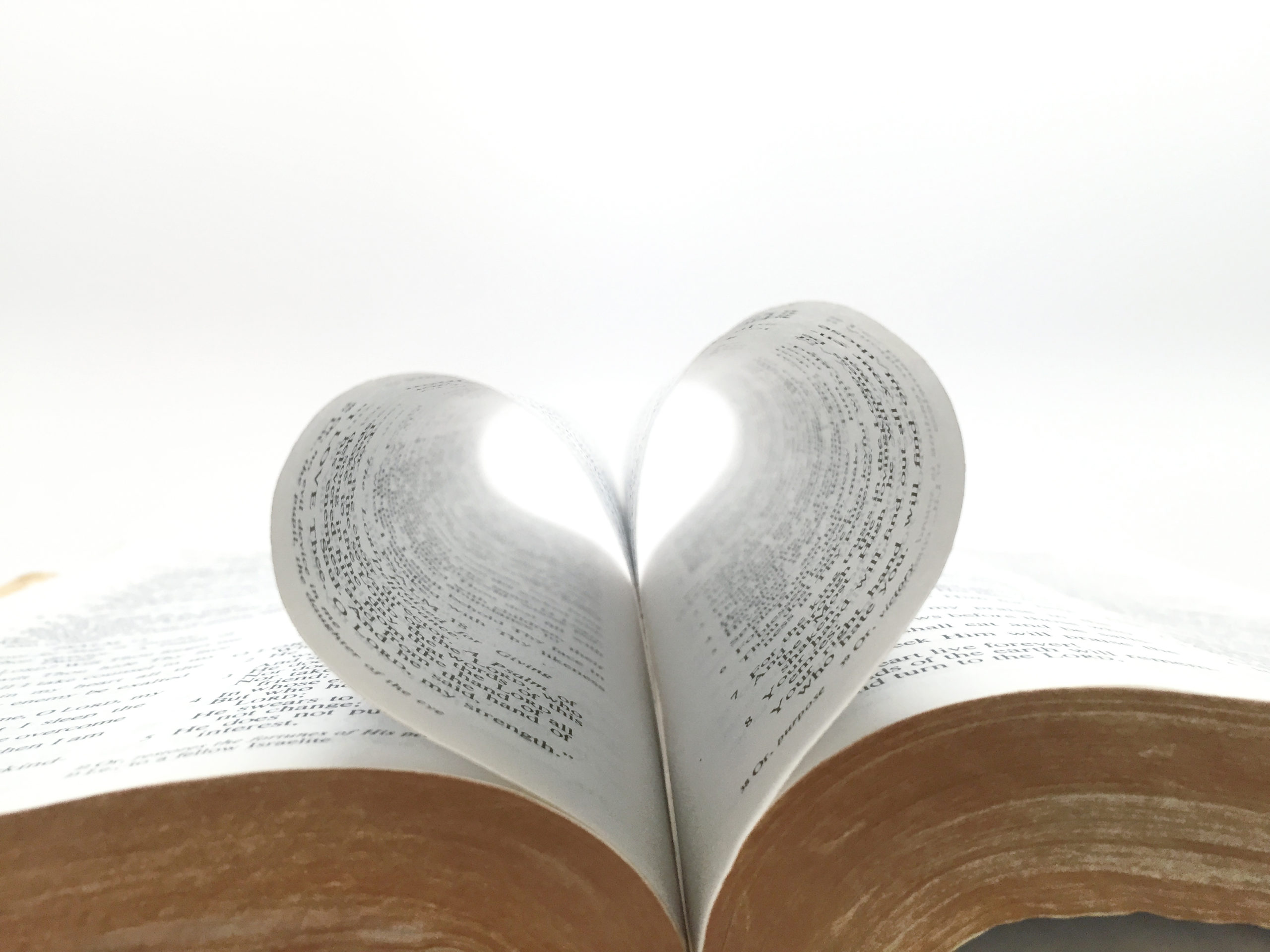 book heart shaped book Image